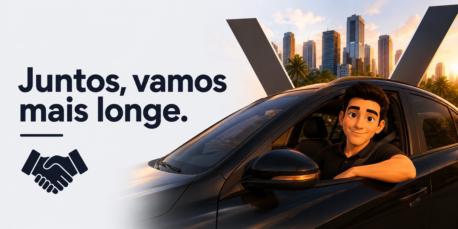 Juntos, vamos mais longe — motorista parceiro do Velo